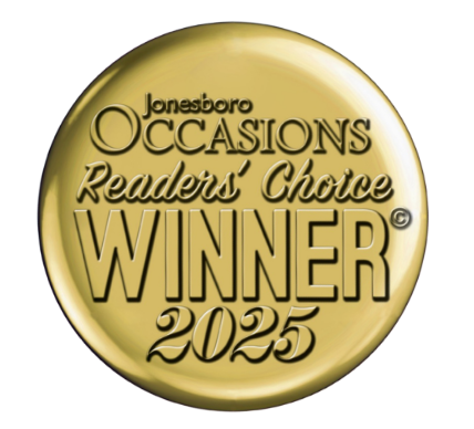 Jonesboro Readers choice Winner badge